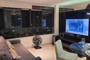 Apartamento com vista para mar e Piscina na cobertura